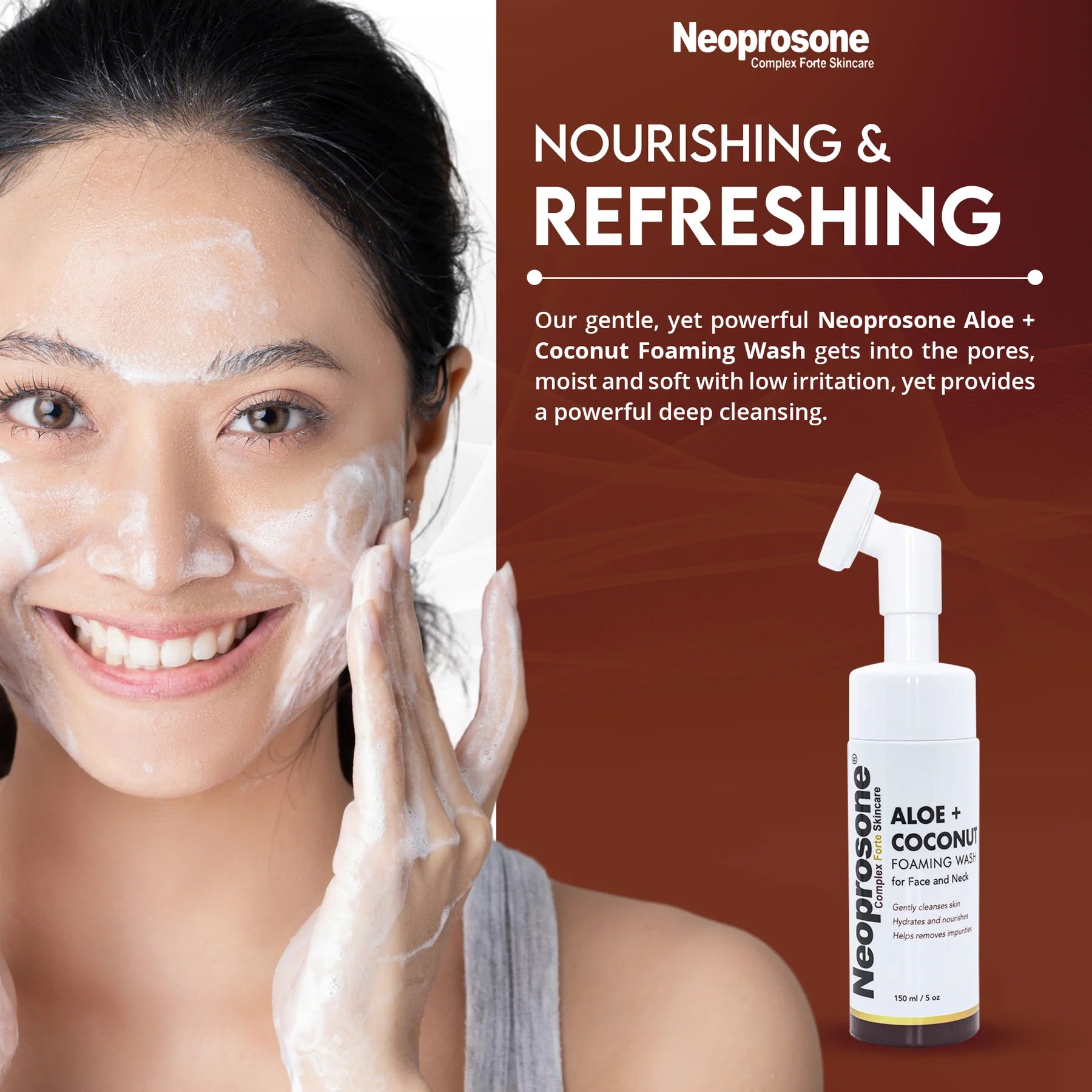 Neoprosone   Aloe   +   Coco   Nettoyant   Moussant   150ml