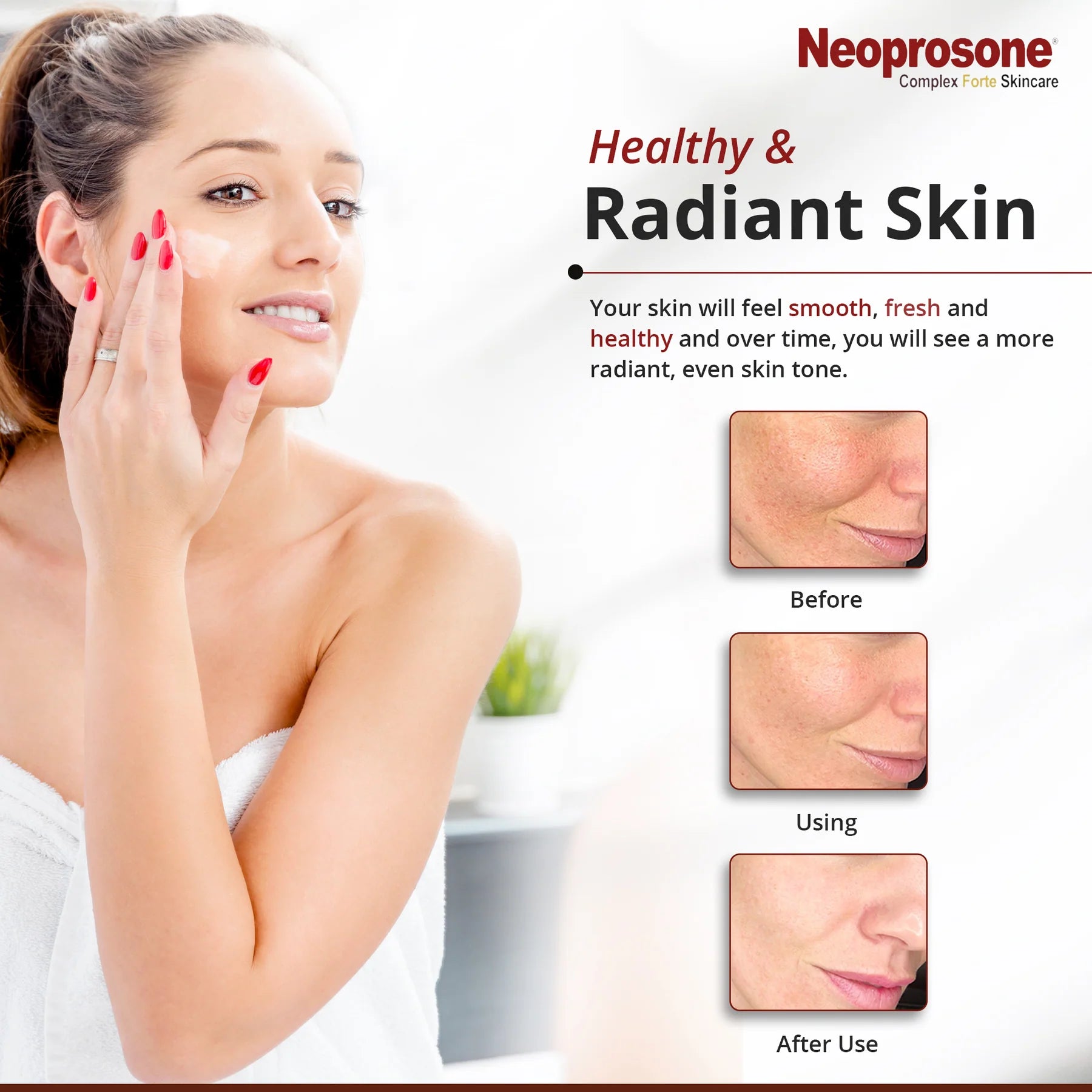 Neoprosone – Lotion Éclaircissante pour le Corps (400 ml / 13,5 fl oz)