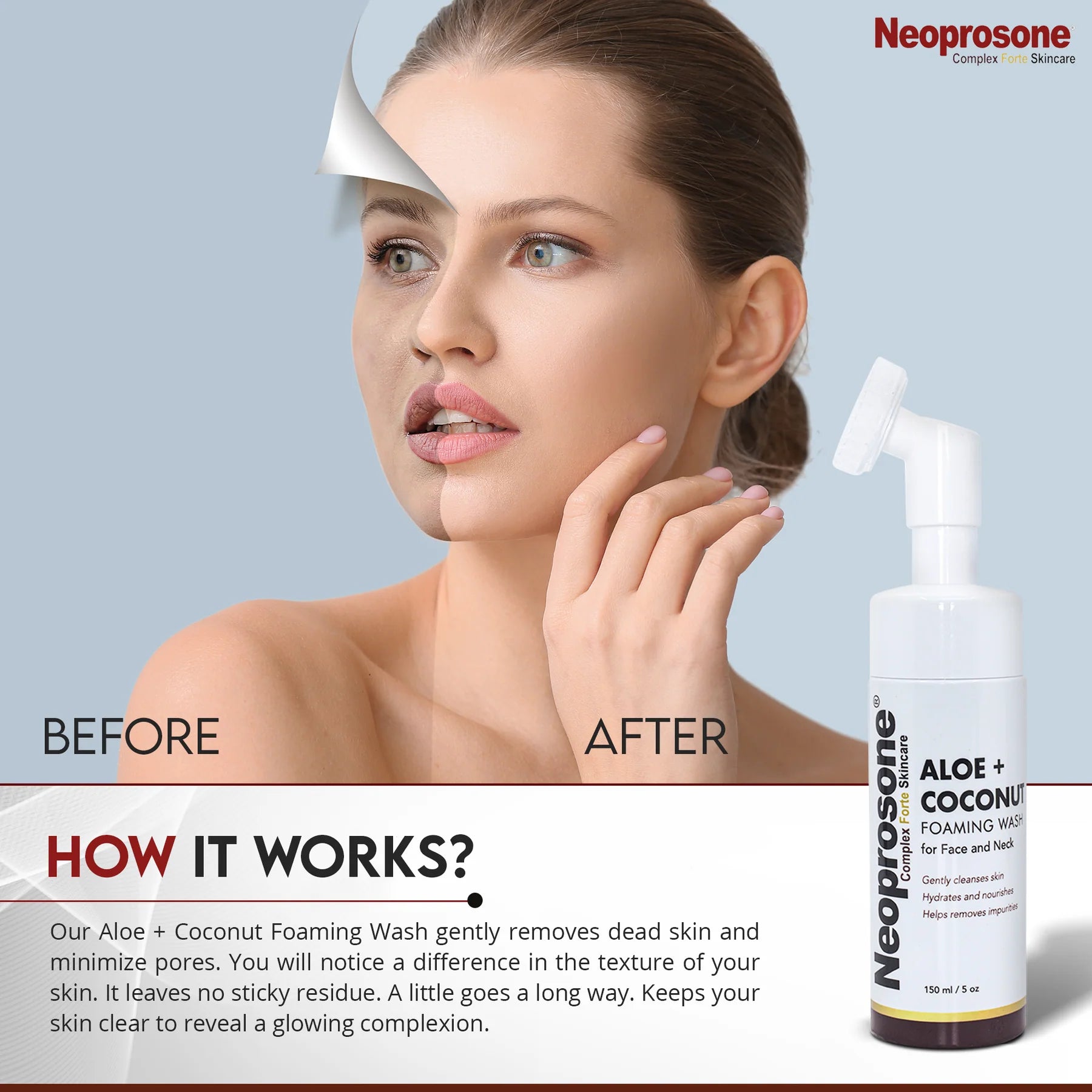 Neoprosone   Aloe   +   Coco   Nettoyant   Moussant   150ml