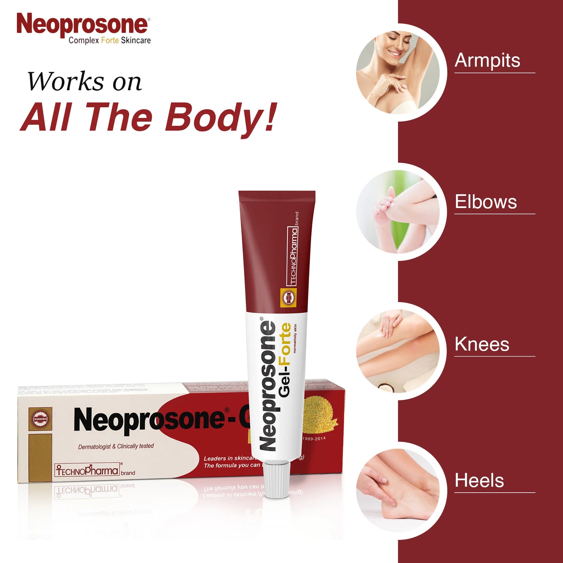 Neoprosone Brightening Gel – Gel Crème Hydratant (30 g / 1 oz)