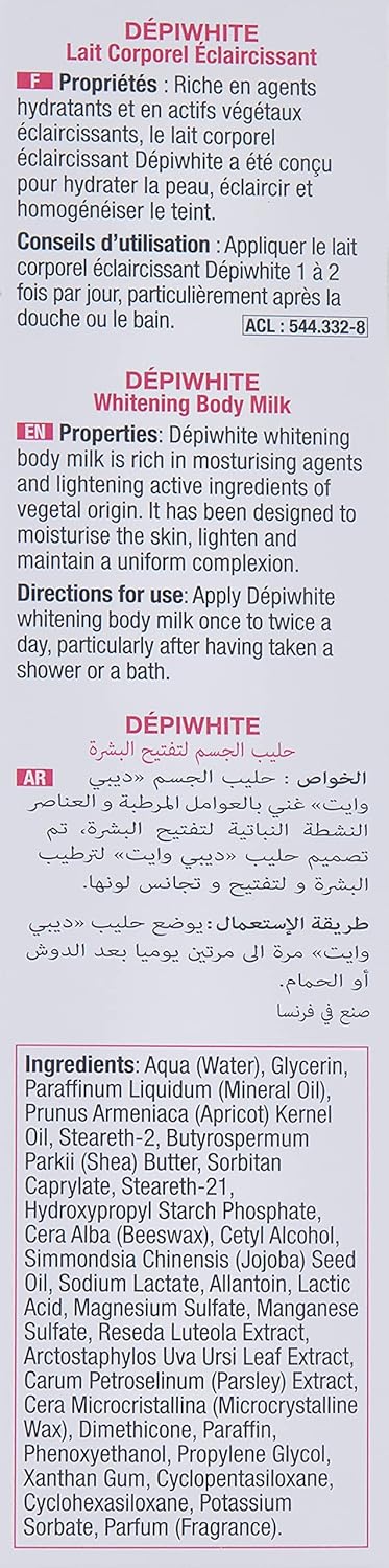 Laboratoire ACM – Dépiwhite Lait Corporel Éclaircissant