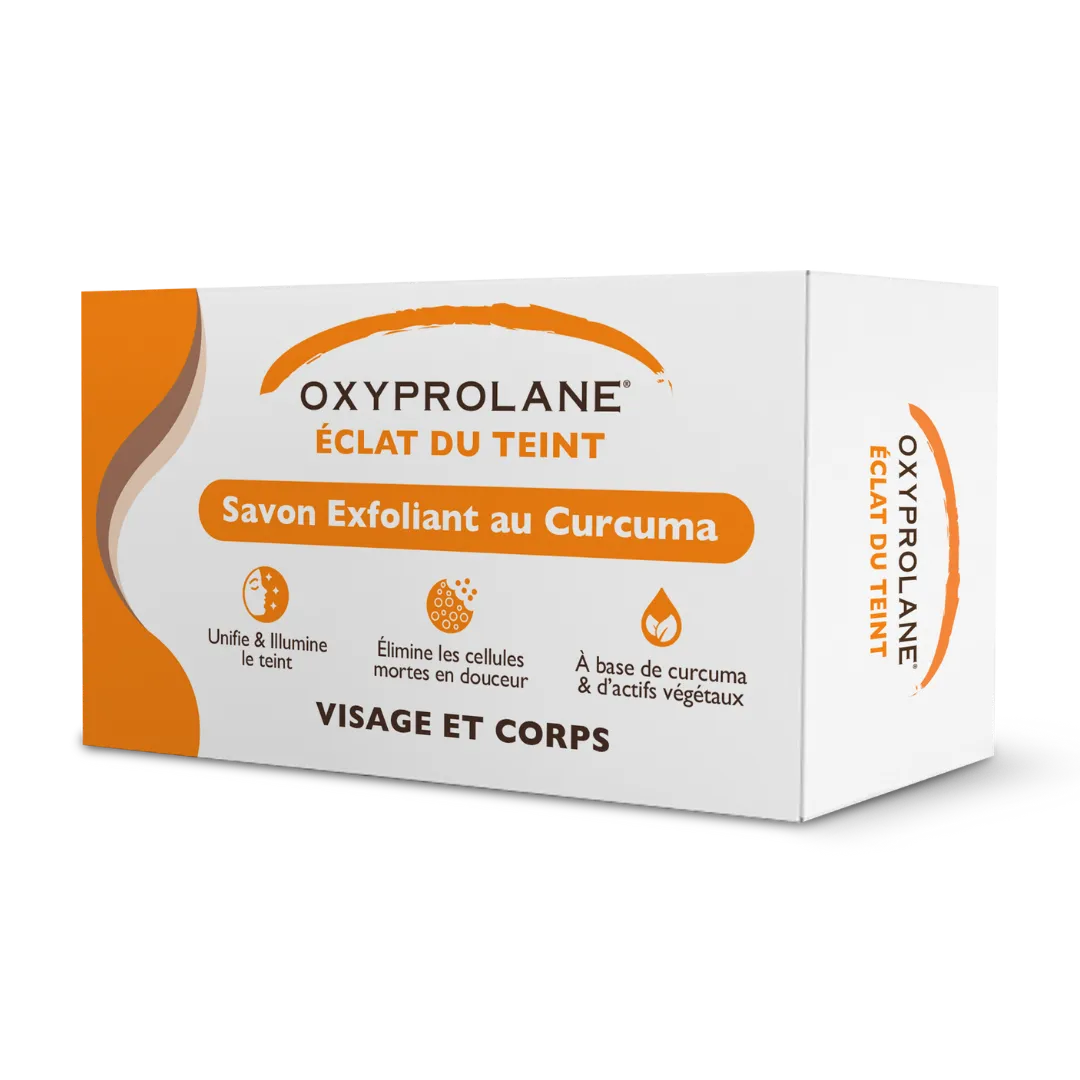 Savon Exfoliant au curcuma – OXYPROLANE® Éclat du teint