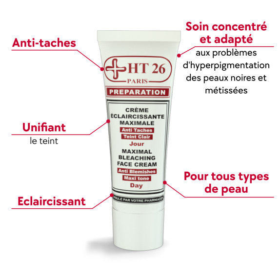 Crème Jour Éclaircissante Maximale – HT26® Paris